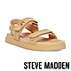 STEVE MADDEN-MONA 竹編雙帶厚底涼鞋-卡其色 product thumbnail 1