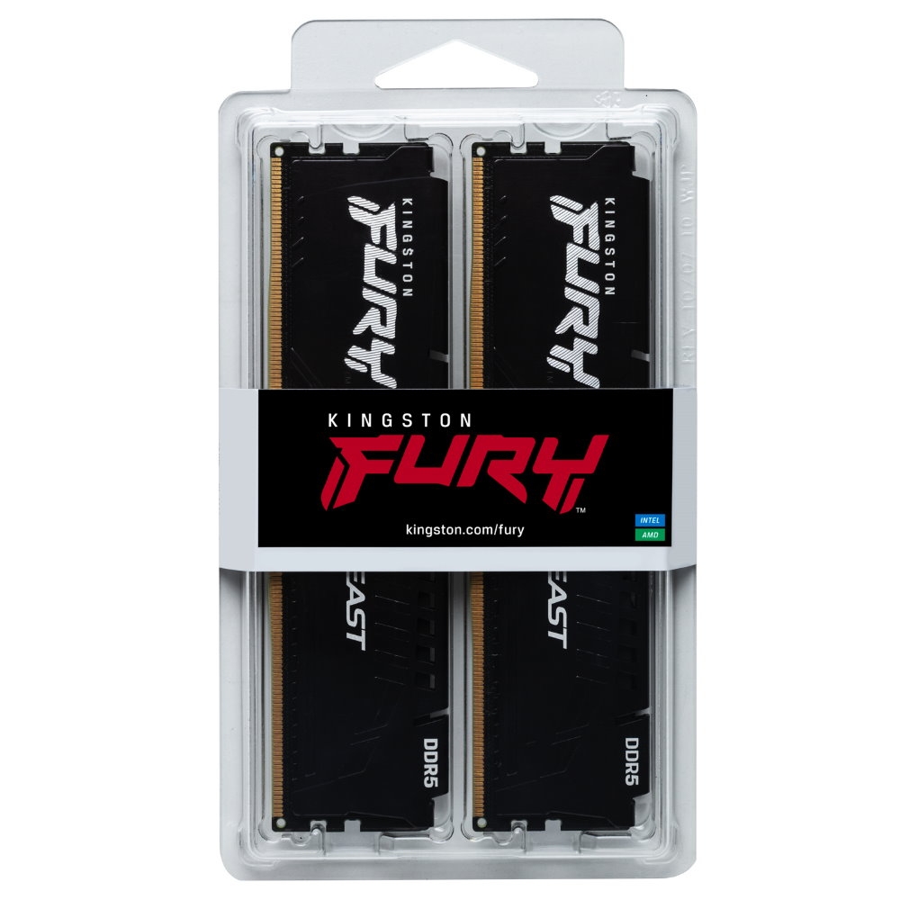 金士頓Kingston FURY DDR5 5200 16G 8G*2 BEAST 桌上型超頻記憶體