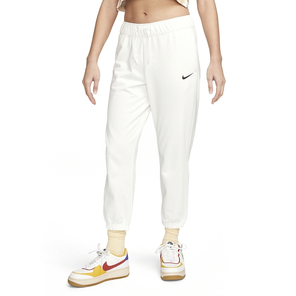 Nike 長褲NSW Easy 女款白縮口褲子寬鬆小勾抽繩DM6420-133, NIKE