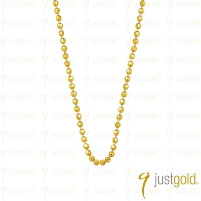 【Just Gold 鎮金店】18K金珠波鍊MN(16吋)