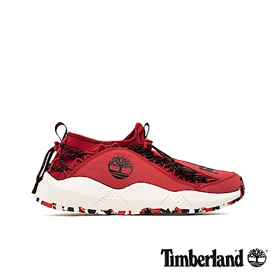 Timberland 男款NNH中紅色織物運動鞋|A1UWE