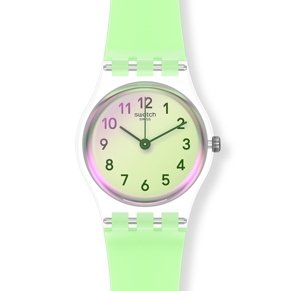 Swatch 菁華系列手錶 CASUAL GREEN 自在嫩綠-25mm