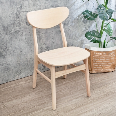 Boden-塔西實木餐椅/單椅-鄉村木紋色-45x52x79cm
