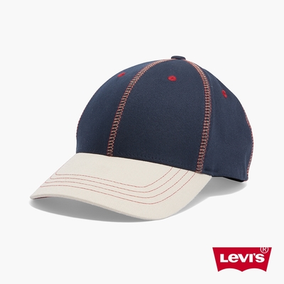 Levis Red工裝手稿風 男女同款 可調式環釦丹寧棒球帽 / FLEXFIT 110吸濕排汗
