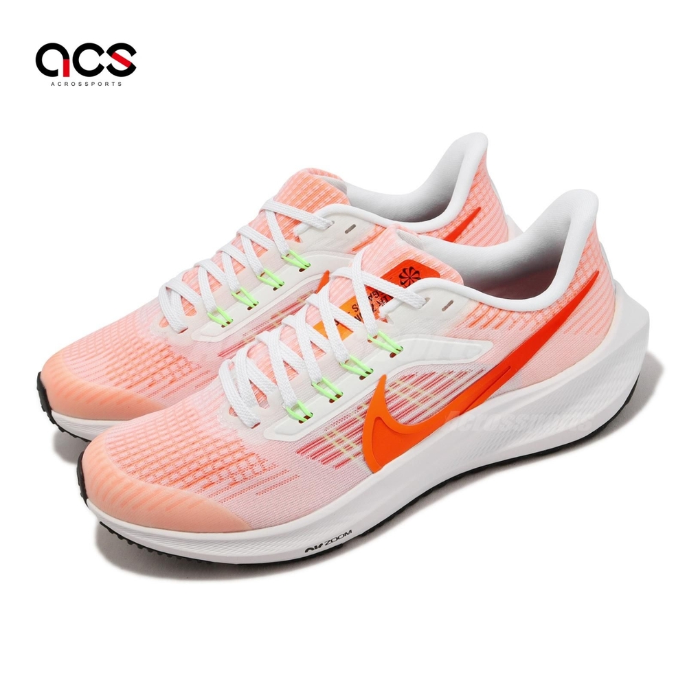 Nike 慢跑鞋 Air Zoom Pegasus 39 NN GS 大童 女鞋 橘 白 小飛馬 氣墊 運動鞋 DM4015-102