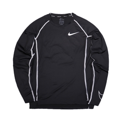 Nike 長袖Pro Dri-FIT 男款黑緊身衣內搭排汗透氣運動上衣DD1991-010