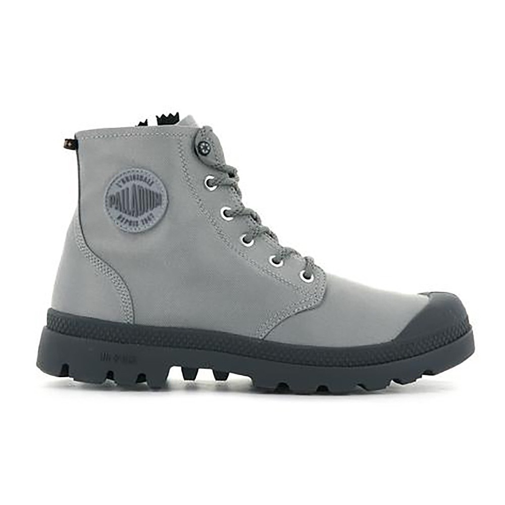 PALLADIUM PAMPA RCYCL LT+WP+Z~TITANIUM-男女 再生科技輕量防水靴 -灰-77037011