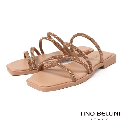 TINO BELLINI 巴西進口閃鑽涼拖鞋FSQV008(裸膚)