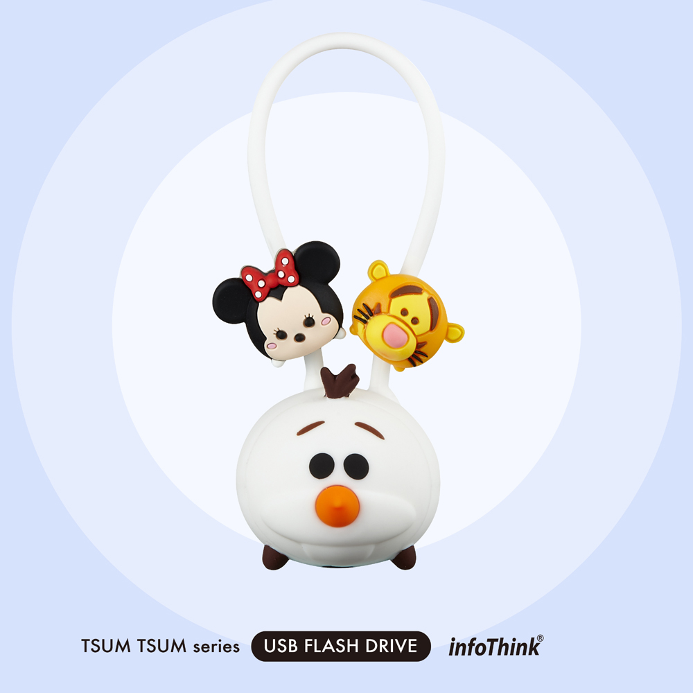 InfoThink TSUM TSUM 公仔吊飾隨身碟32GB - 雪寶