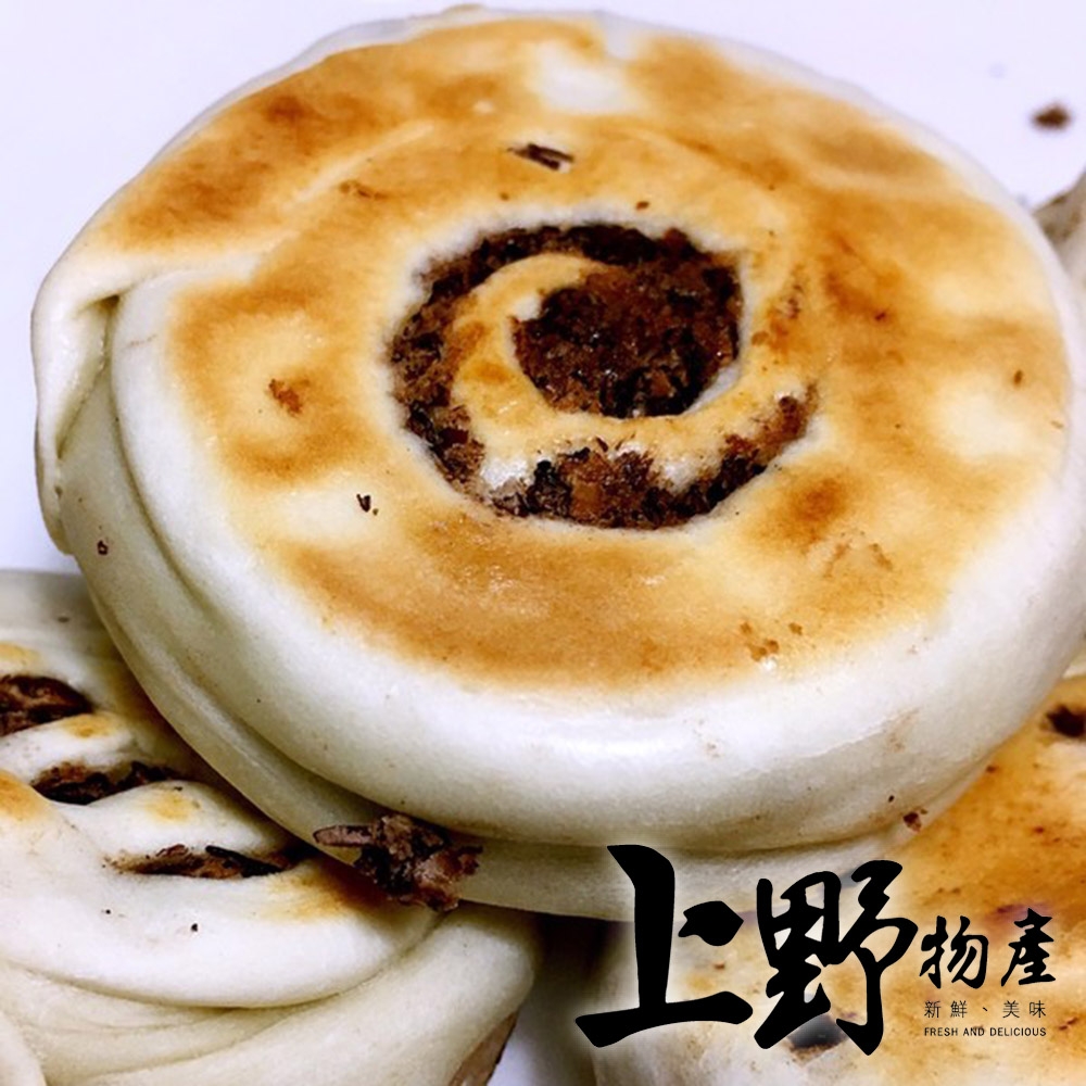 【上野物產】紅豆薄片蝸牛捲餅 (650g±10%/5片/包)x8包