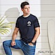 Nautica 夕陽圖騰短袖T恤-深藍 product thumbnail 1