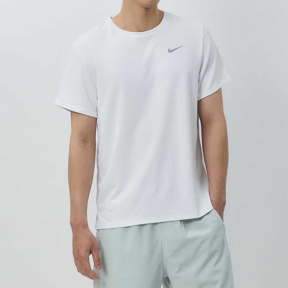 Nike AS M NK DF UV MILER SS 男款 白色 快乾 休閒 運動 短袖 DV9316-100