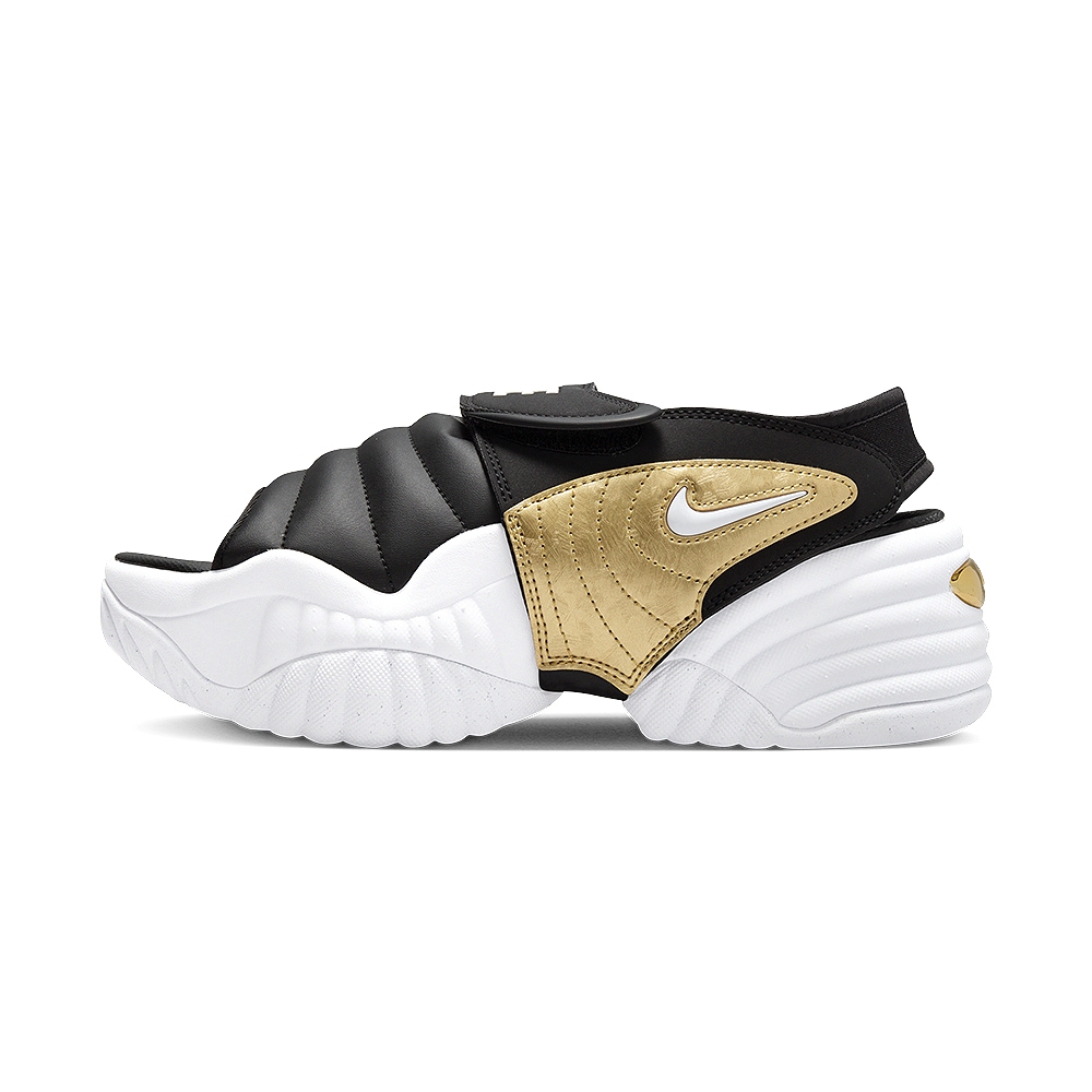 Nike Air Adjust Force Sandal 女 黑金白 厚底 穿搭 休閒 涼拖鞋 DV2136-001