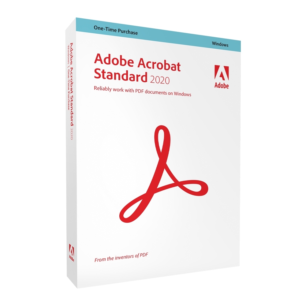 【超值3入組】Adobe Acrobat Standard 2020 商業盒裝完整版 (Windows永久授權版)-僅支援Win10