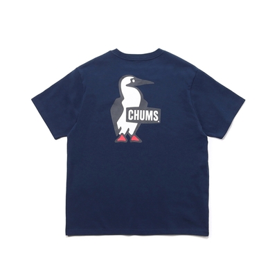 CHUMS Booby Logo T-Shirt短袖上衣-深藍-CH012279N001