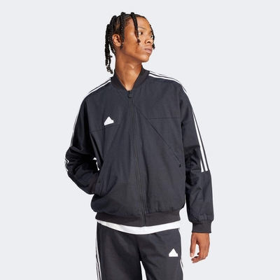 ADIDAS M TIRO LS JKT 男運動外套-黑-IP3791