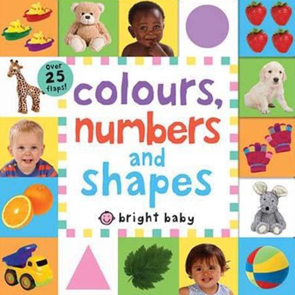 Colours,Numbers And Shapes 硬頁翻翻操作書(英國版) | 拾書所