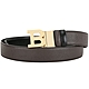 BALLY B BUCKLE 雙面兩用牛皮腰帶(男款/咖x黑色) product thumbnail 1