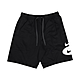 Nike 運動短褲 NSW Swoosh League 男款 黑 雙勾 棉質 抽繩 鬆緊 DM5488-010 product thumbnail 1