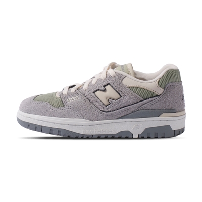 New Balance 550 女鞋 灰綠色 麂皮 復古 運動 休閒鞋 BBW550AR