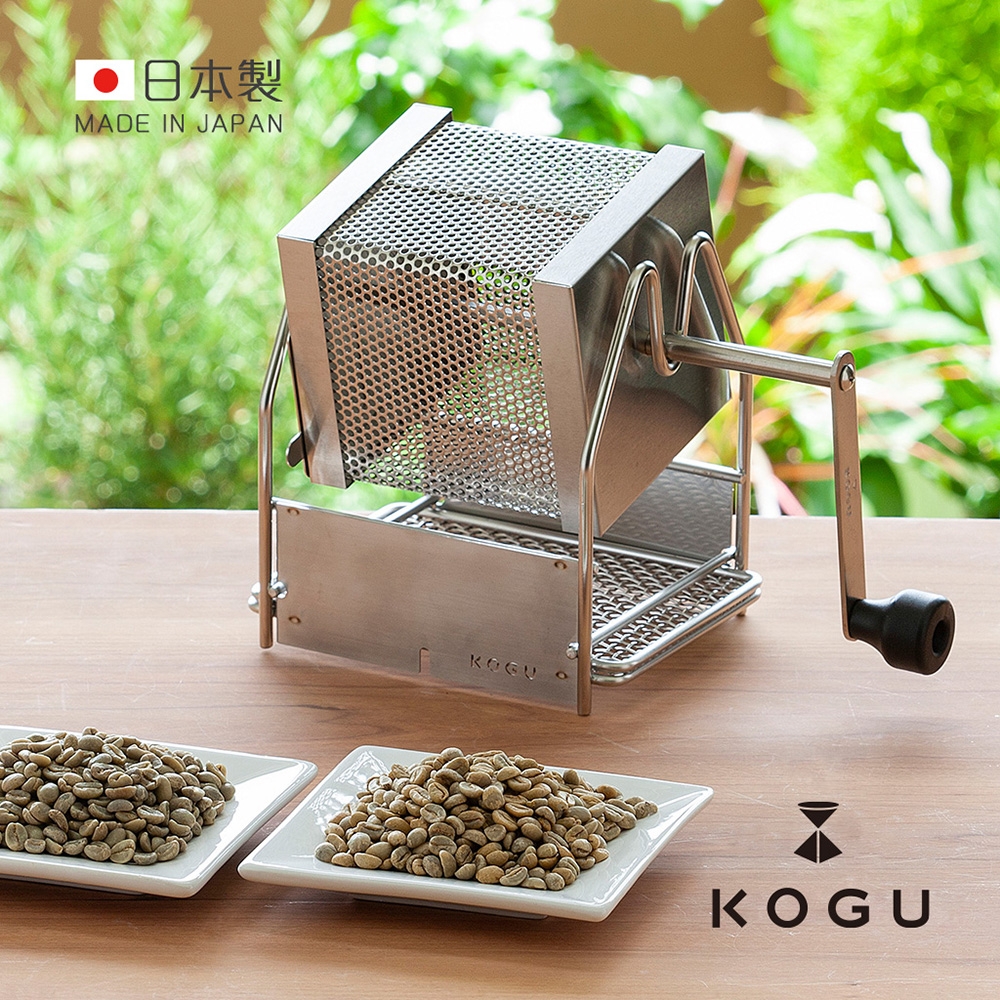 日本下村KOGU 日製18-8不鏽鋼手搖旋轉式咖啡豆烘焙器
