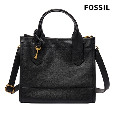 FOSSIL Kyler 真皮兩用方包-黑色 SHB3135001