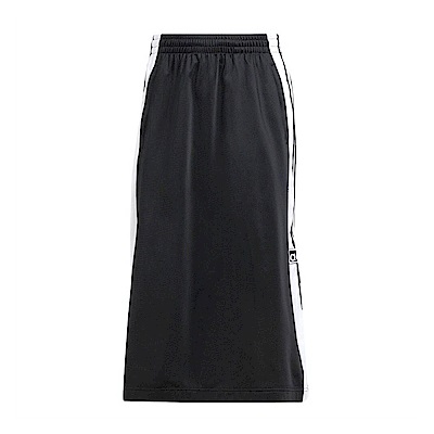 Adidas Adibreak Skirt IU2527 女 長裙 運動 休閒 復古 三葉草 按扣 拉鍊口袋 黑白