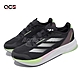 adidas 慢跑鞋 Duramo Speed M 男鞋 黑 紫 回彈 緩衝 透氣 輕量 路跑 運動鞋 愛迪達 IE5475 product thumbnail 1