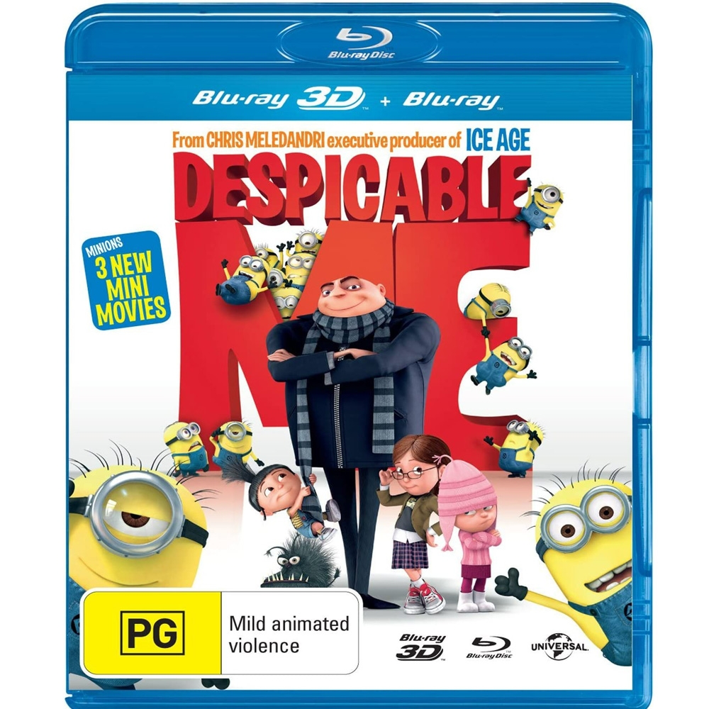 神偷奶爸 Despicable Me 3D+2D 雙碟版 藍光 BD