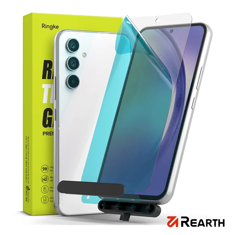Rearth 三星 Galaxy A34 5G 強化玻璃螢幕保護貼(2片裝)