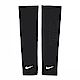 Nike [DX7120-042] 男女 輕量臂套 袖套 慢跑 自行車 防曬 抗UV 彈性 透氣 1雙入 黑 product thumbnail 1