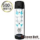 GREEN BELL綠貝雙層防護彈蓋玻璃水壺500ml-黑 product thumbnail 1