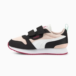 Puma R78 V PS 男女小童休閒鞋-白黑粉-37361720