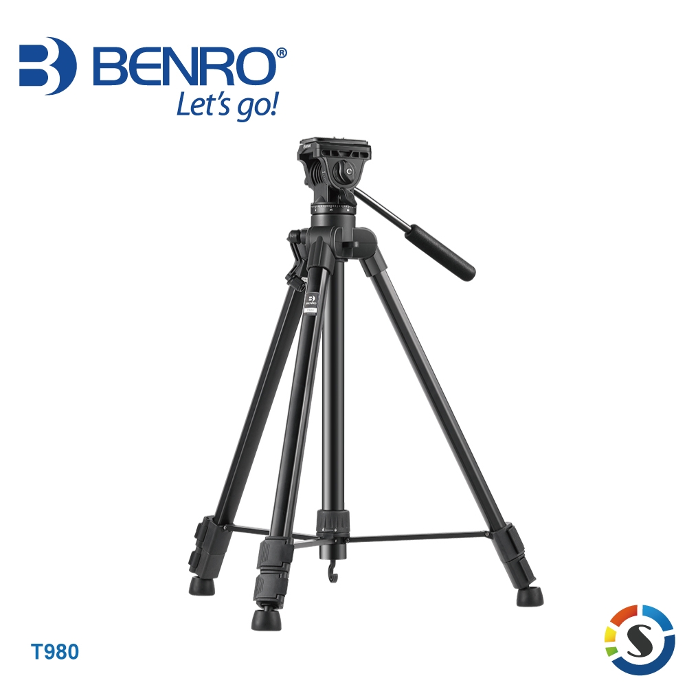 BENRO百諾 T980 鋁合金三腳架雲台套組 product image 1