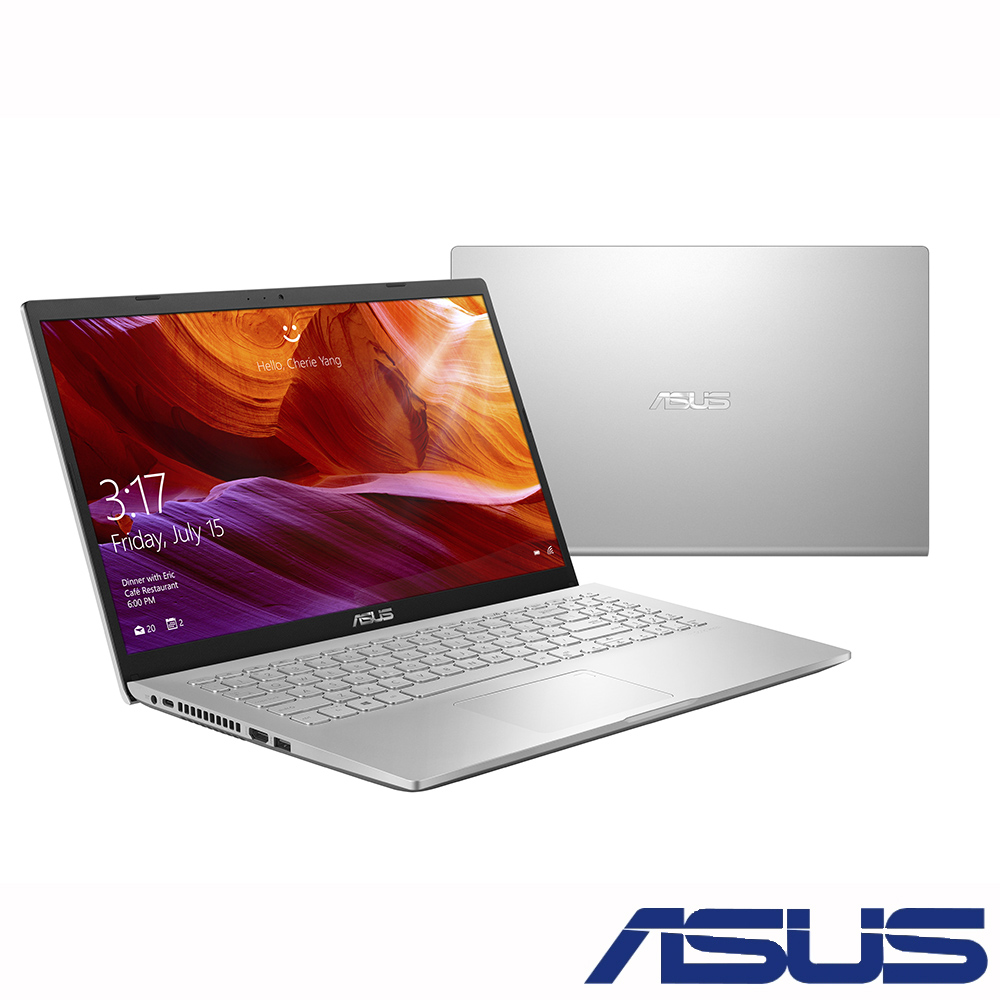 ASUS X509MA 15吋筆電 (N4100/4G/500G HDD+128G SSD/LapTop/冰柱銀)文書筆電