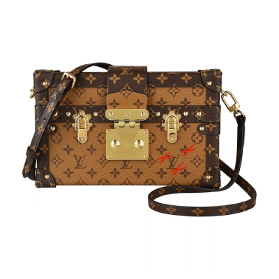 LOUIS VUITTON TREASURE BOX 20 IN BROWN CANVAS MONOGRAM M47004 CANVAS-BOX  Cloth ref.496757 - Joli Closet