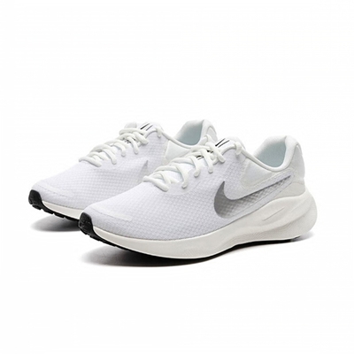 NIKE 慢跑鞋 女鞋 運動鞋 緩震 W REVOLUTION 7 白銀 FB2208-101 (3W5545)