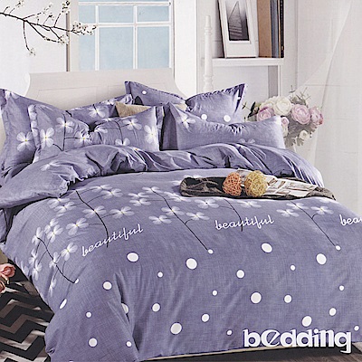 BEDDING-活性印染6尺雙人加大薄床包三件組-芊芊花朵