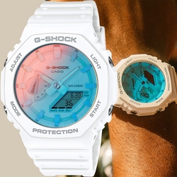 CASIO 卡西歐 G-SHOCK 2100八角彩色鏡面手錶 送禮推薦 GA-2100TL-7A