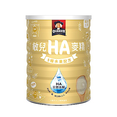 桂格 敏兒HA五種水果麥精(700g)