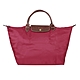 LONGCHAMP 短把中型水餃包/亮紅色M product thumbnail 1