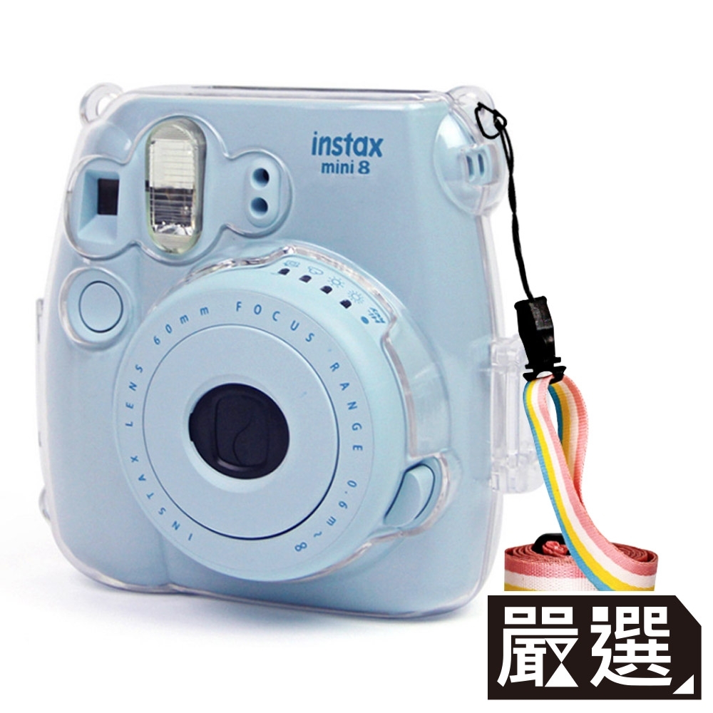 嚴選 FUJIFILM mini8/9拍立得透明水晶防摔保護殼