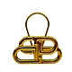 BALENCIAGA 巴黎世家金屬雙B LOGO造型吊飾/鑰匙扣 product thumbnail 1
