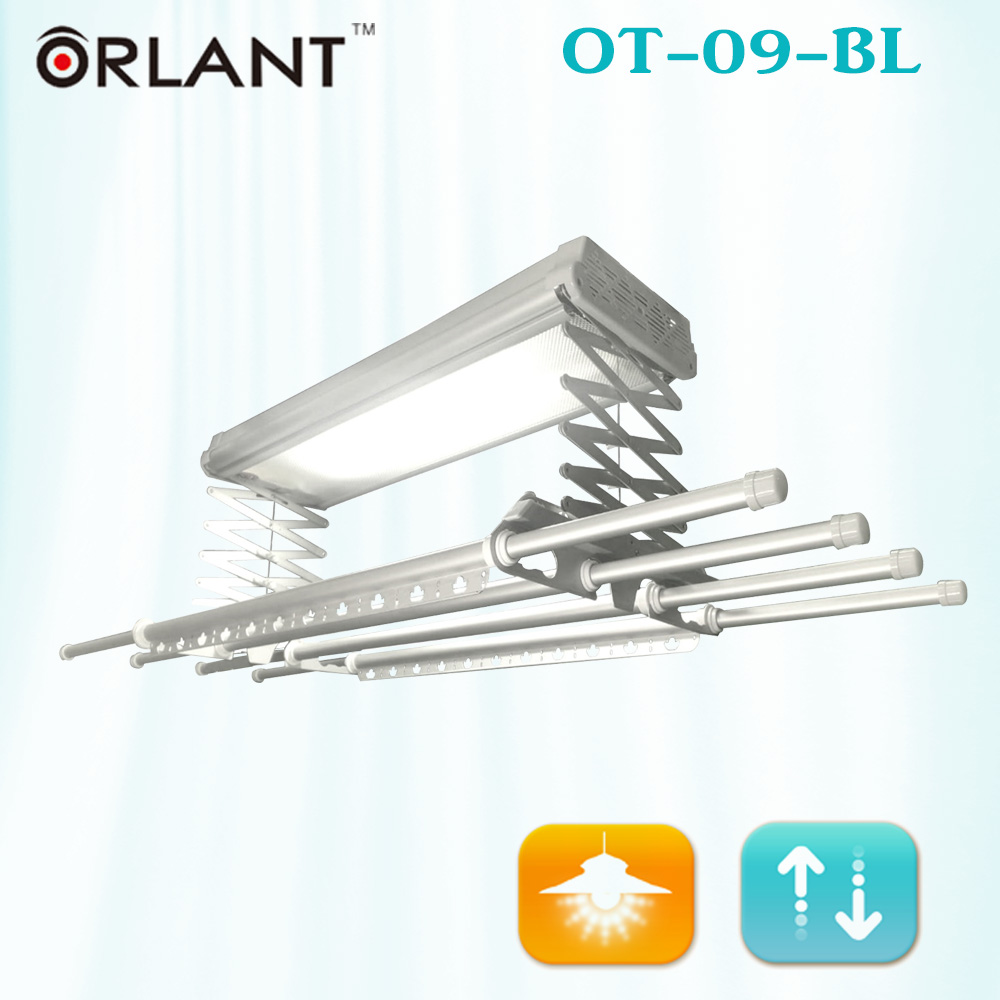 歐蘭特ORLANT 電動遙控升降曬衣架OT-09-BL(附基本安裝)