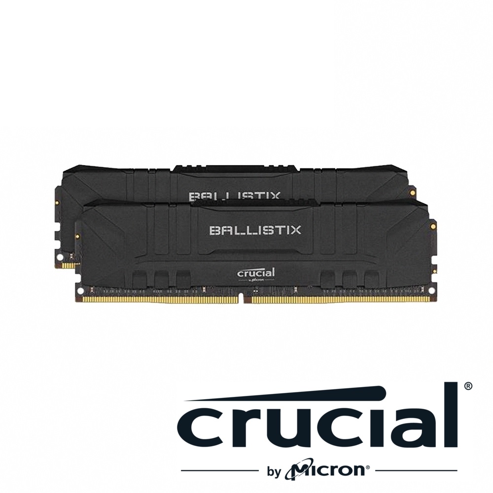 美光 Crucial Ballistix D4 3600/32G(16G*2) 桌上型記憶體(黑/雙通道)