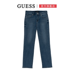 【GUESS】經典復古感牛仔褲-藍