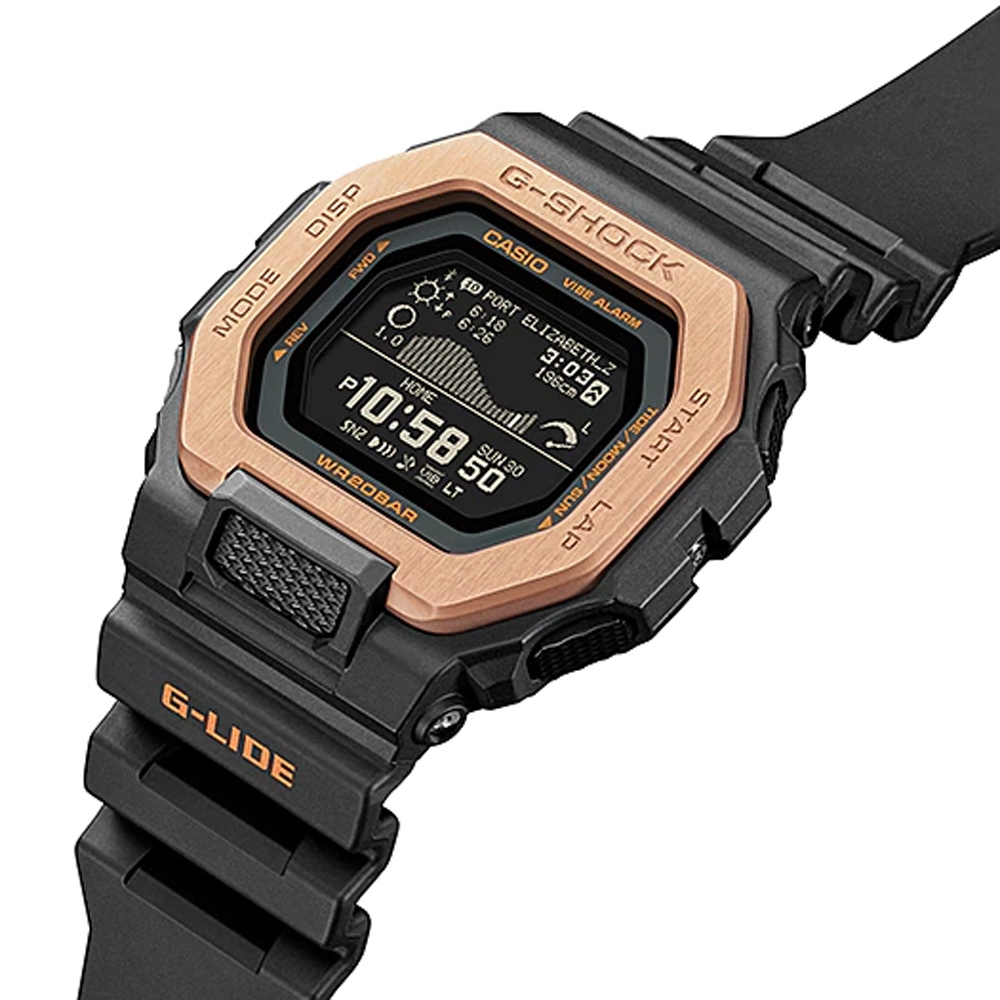 CASIO 卡西歐G-SHOCK G-LIDE 智能藍牙多功能衝浪電子錶新春送禮