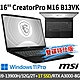 msi微星 CreatorPro M16 B13VK-1020TW 16吋 創作者筆電(i9-13900H/32G/2T SSD+1T SSD/RTX A3000-8G/Win11Pro-雙碟特仕版) product thumbnail 1