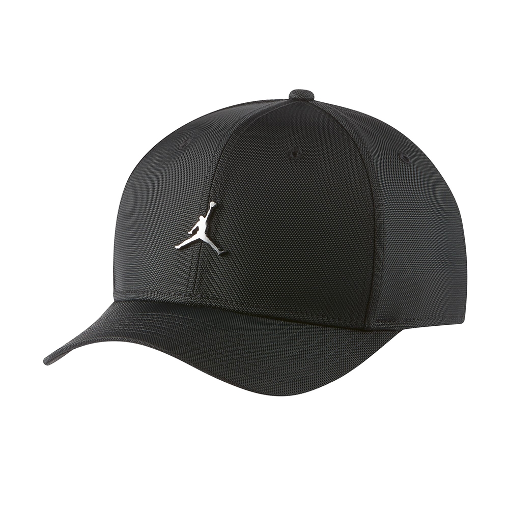 NIKE 帽子 棒球帽 運動帽 遮陽帽 喬丹 黑 CW6410010 JORDAN CLC99 CAP METAL JM