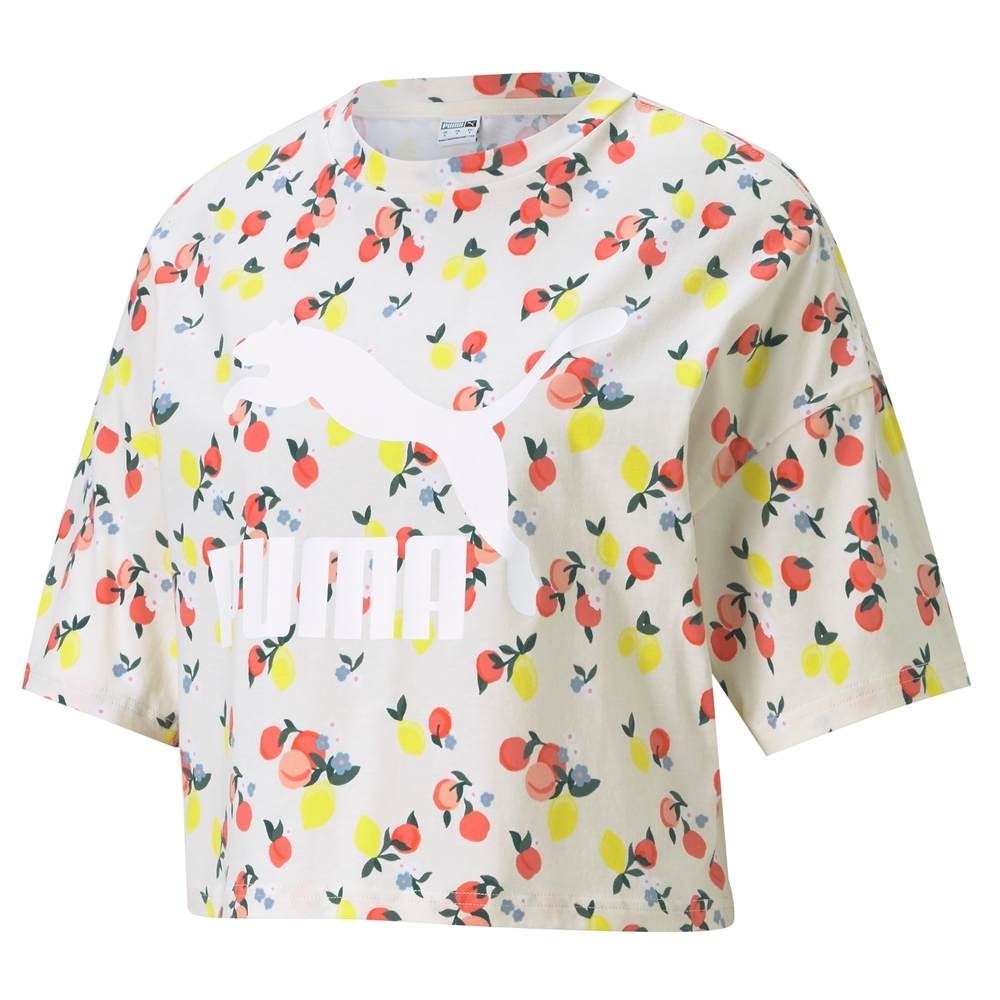 【PUMA官方旗艦】流行系列Classics印花短袖T恤 女性 59961975
